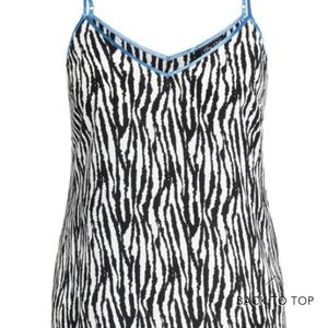 City Chic zebra striped cami